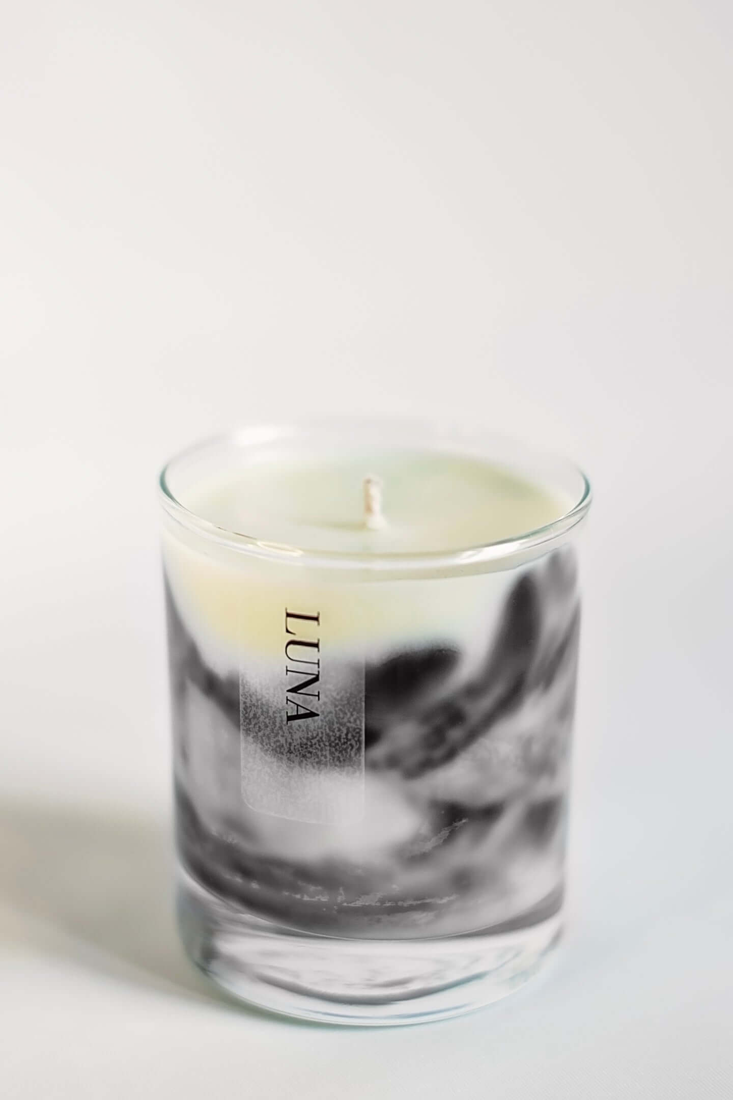 LUNA Marble Effect Candle, Black Marble Candles, Aromatheraphy Candles, Essential Oil Candles, Wellness Candles, Aesthetic Candles